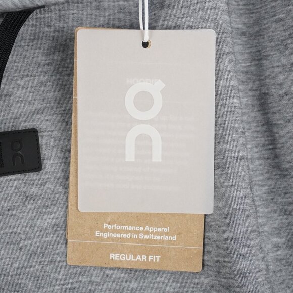 On Running Relaxed Fit Hoodie in Heather Grey - Women's Size Small (NWT) - Picture 7 of 12